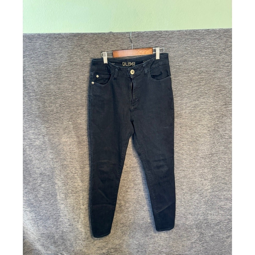 DL1961 Farrow High Rise Instasculpt Skinny Jeans‎ Black Size 29 Womens Denim